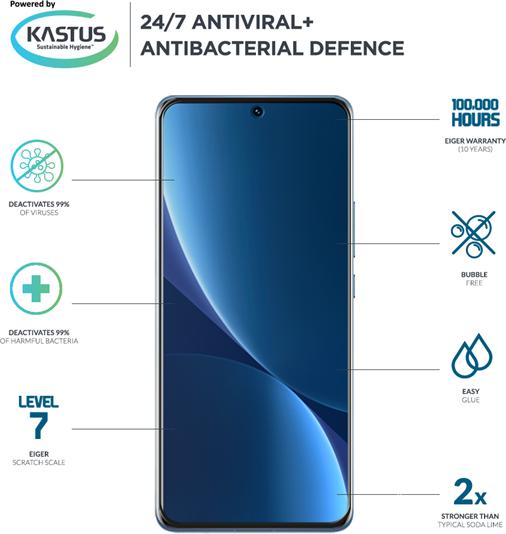 Immagine prodotto Eiger Mountain Glass Clear Edge (1 pz., Xiaomi 12 Pro, Xiaomi 13 Pro)