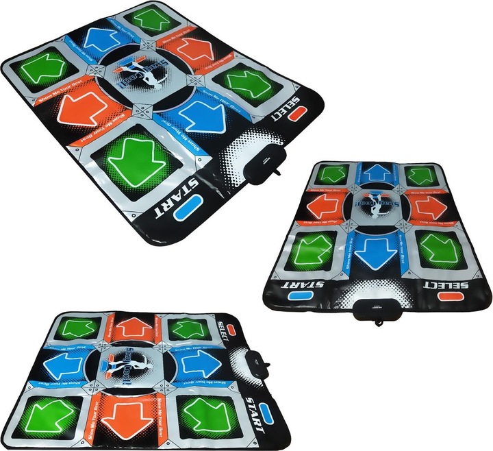 Actual product image Thumbs Up Mad Monkey Retro Dance Mat i. 10 Songs,9 Stages,10 Characters