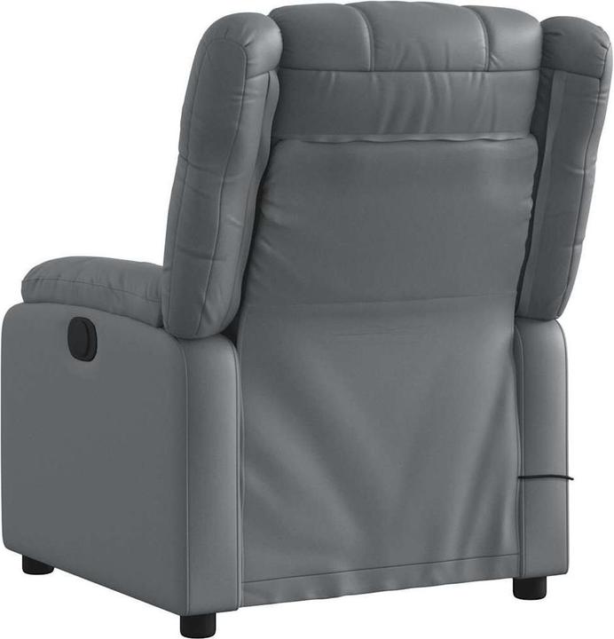 Produktbild vidaXL Massagesessel Grau Kunstleder,Farbe: Grau,Material