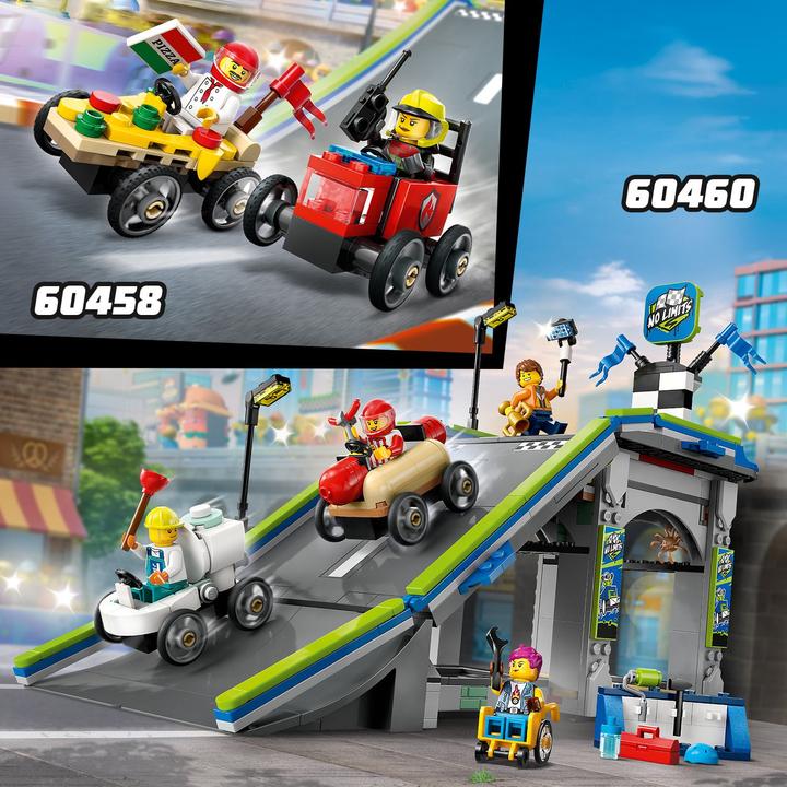 Produktbild LEGO Flugzeug vs. Krankenhausbett (60459, LEGO City)