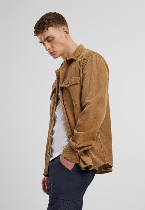 Produktbild Brandit Corduroy Classic Langarm-Shirt Grösse 6XL Farbe Kamel (6XL)