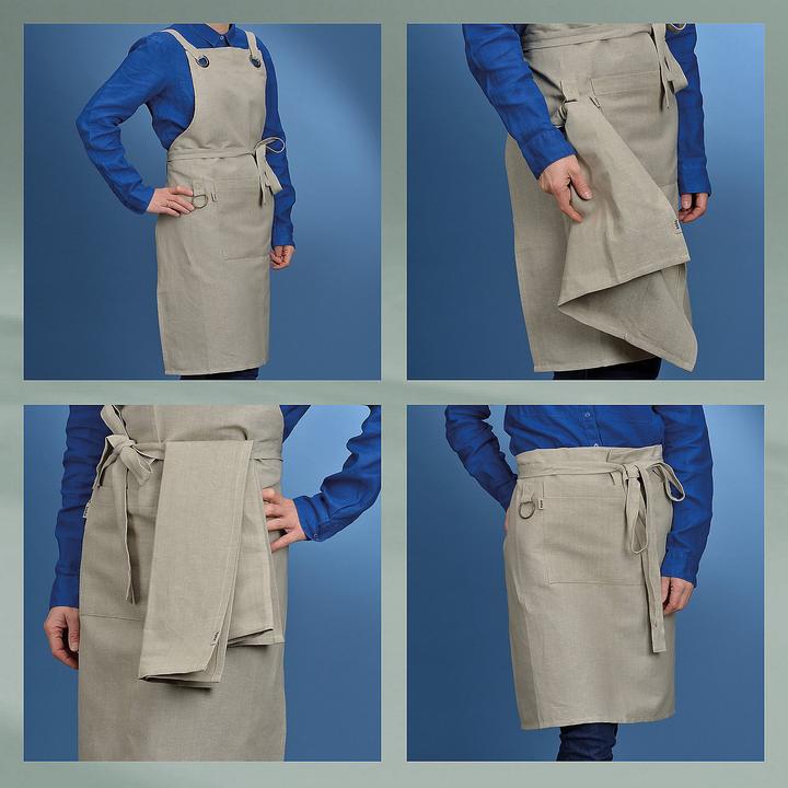 Actual product image Kela Apron Puro grey (M, S)