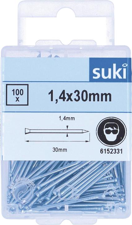Produktbild Suki Leistenstifte 1.4x30mm (100 Stk., 30 mm)
