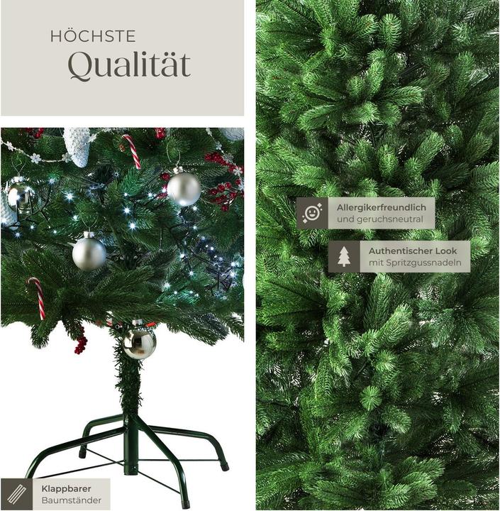 Produktbild tectake Künstlicher Weihnachtsbaum (180 cm)