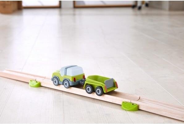 Produktbild Haba Kullerbü Knikkerbaan - Terreinwagen met aanhanger