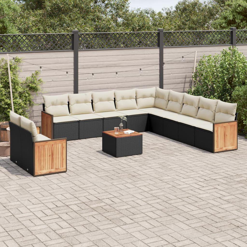 Thumbnail - VidaXL, Gartenlounge, 10-tlg. Garten-Lounge-Set mit Kissen