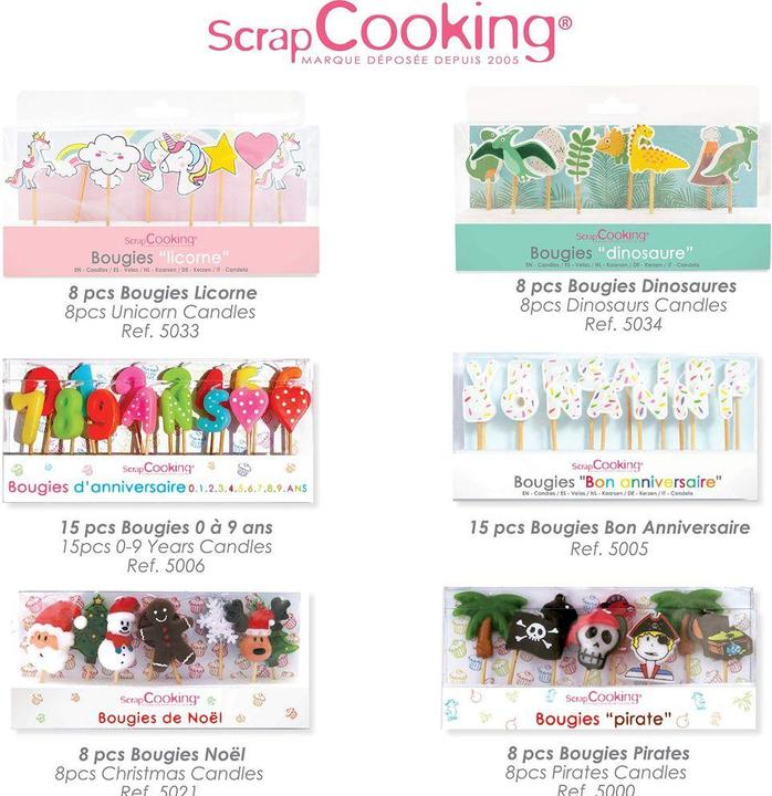 Actual product image ScrapCooking Dino (8x)