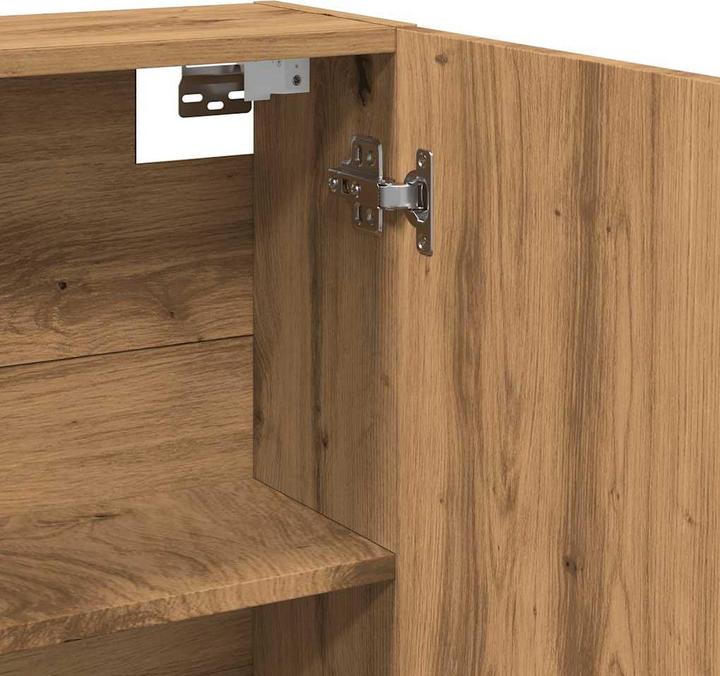 Image du produit vidaXL Bad-Spiegelschrank Artisan-Eiche 64x20x66,5 cm Holzwerkstoff