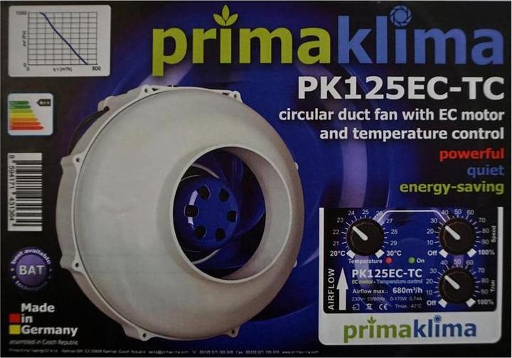 Immagine prodotto Prima Klima Rohr Ventilator EC-TC mit Drehregler
