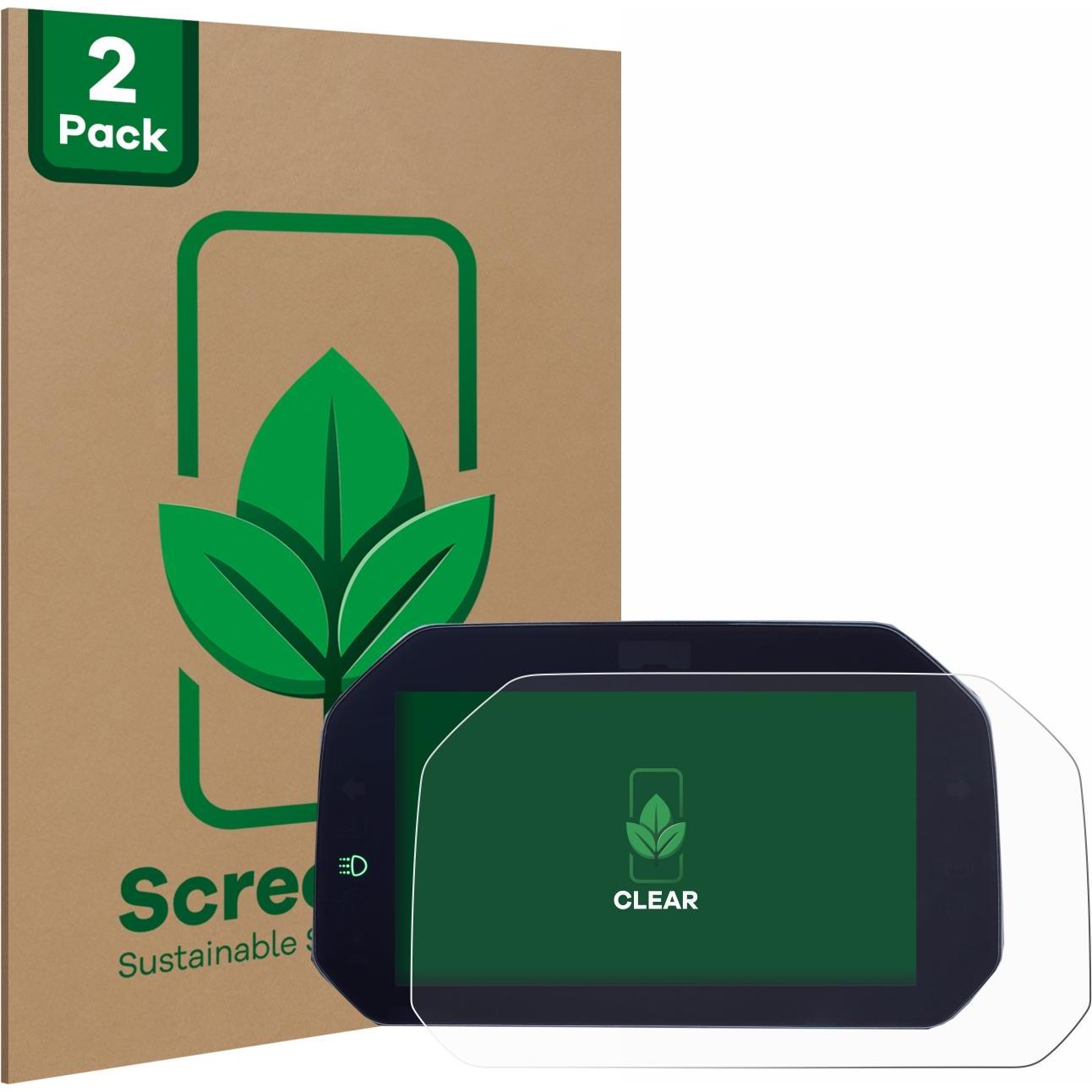 ScreenLeaf, Fahrzeug Navigation Zubehör, Schutzfolie nachhaltiger Displayschutz Displayschutzfolie Folie Klar Transparen...