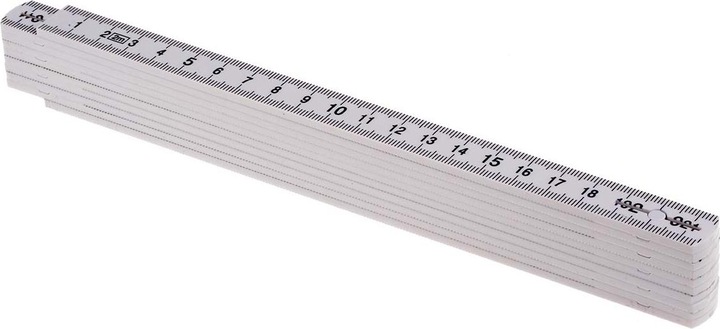 Actual product image Rs Pro Plastic folding rule, metric, 2m foldable (Metric)