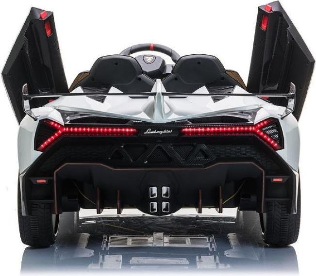 Actual product image Es-toys Children's vehicle white - Electric car "Lamborghini Veneno 615B" - Licensed - 12V7AH, 4 motors (12 V)