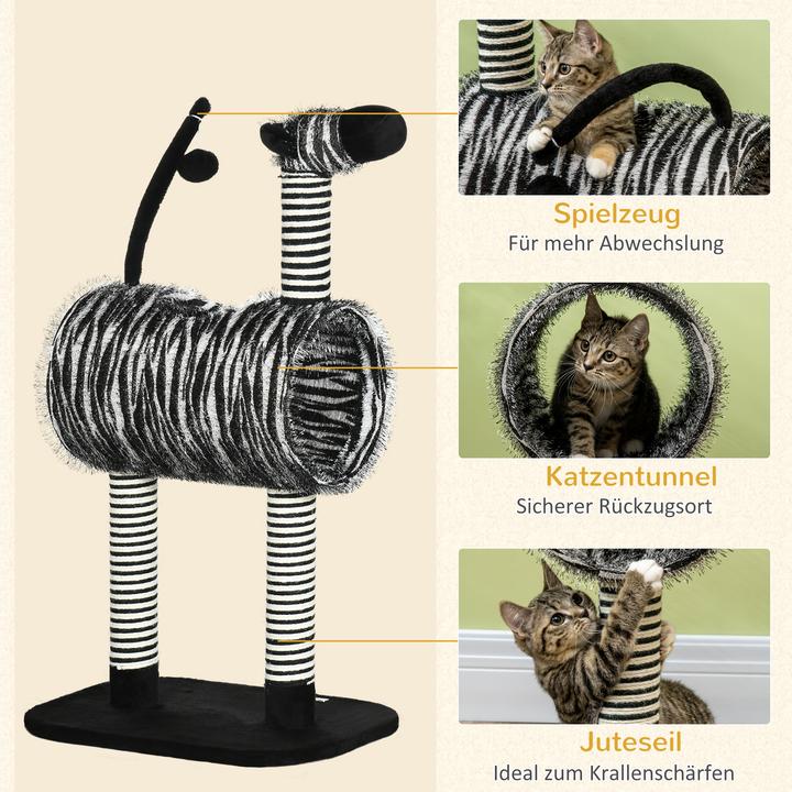 Actual product image Jamb Scratching post (93 cm, Black and white)