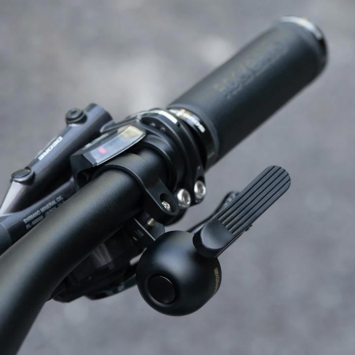 Produktbild Rockbros 34210007001 Fahrradklingel für die linke Lenkerseite - Schwarz