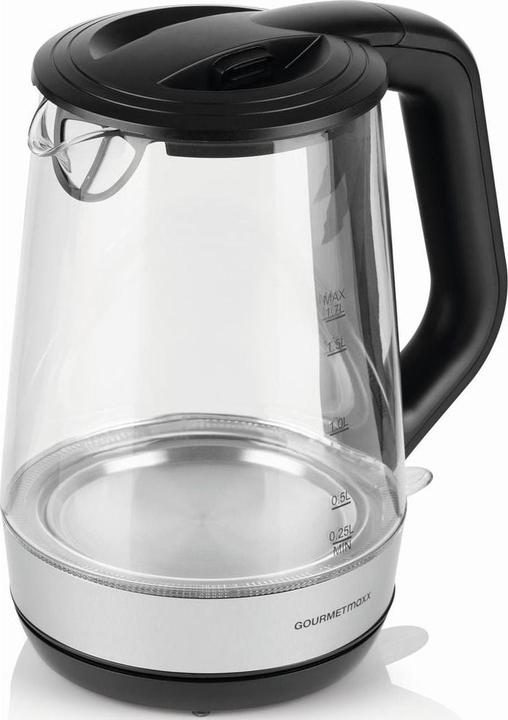 Produktbild Gourmetmaxx Wasserkocher 1.7 l, Schwarz/Transparent (1.70 l)