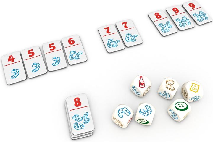 Actual product image Zoch ZOC05088 - Heckmeck Junior - figure/ dice game (DE, EN), for 2 to 5 players, aged 5 and older (German, English)