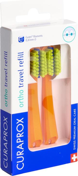 Produktbild Curaprox CS 5460 Travel Set Ortho refill orange (Weich, 2 x)