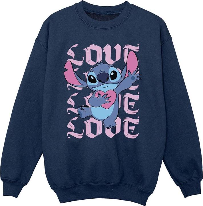 Produktbild Lilo & Stitch Valentine Love Sweatshirt Mädchen (128)
