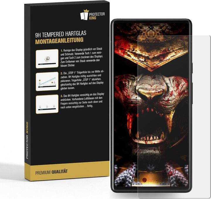 Produktbild Protectorking 6x 3D A++ echtes Tempered 9H Panzerhartglas KLAR (6 Stück, Google Pixel 6a)
