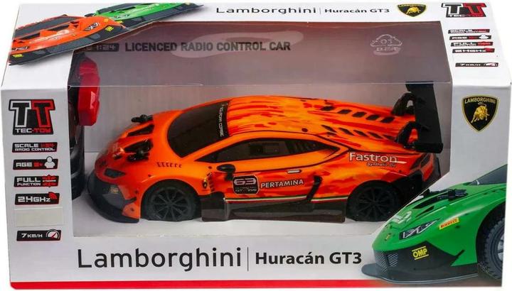Actual product image Tec-Toy Car Lamborghini Huracan GT3 Orange, 1:24