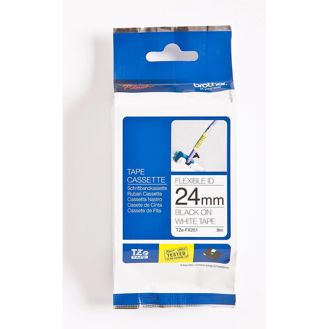 Brother, Beschriftungsband, Tze-Fx251 (2.40 cm, Schwarz)