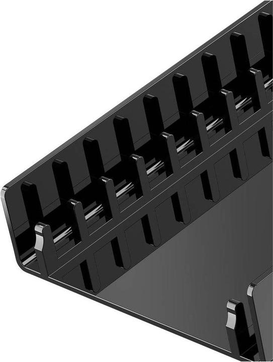 Actual product image Elevar CD Flipper 12 CDs/DVDs/Blu-rays Acryl Schwarz 1 St. (B x H x T) 250 x 45 (CDs)