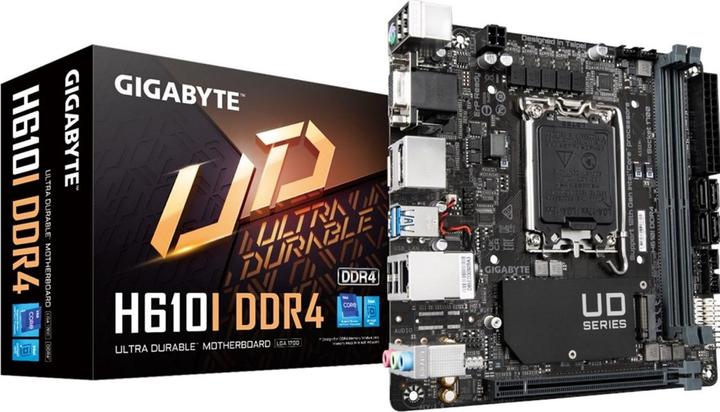 Produktbild Gigabyte H610I DDR4 (LGA 1700, Intel H610 Express, Mini-ITX)