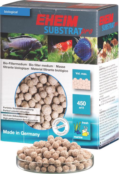 Eheim Filtermasse Substrat pro Regular (Innenfilter, Salzwasser, Süsswasser)