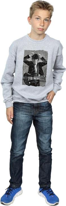 Produktbild AC/DC Angus Young Distressed Photo Sweatshirt Jungen (116)
