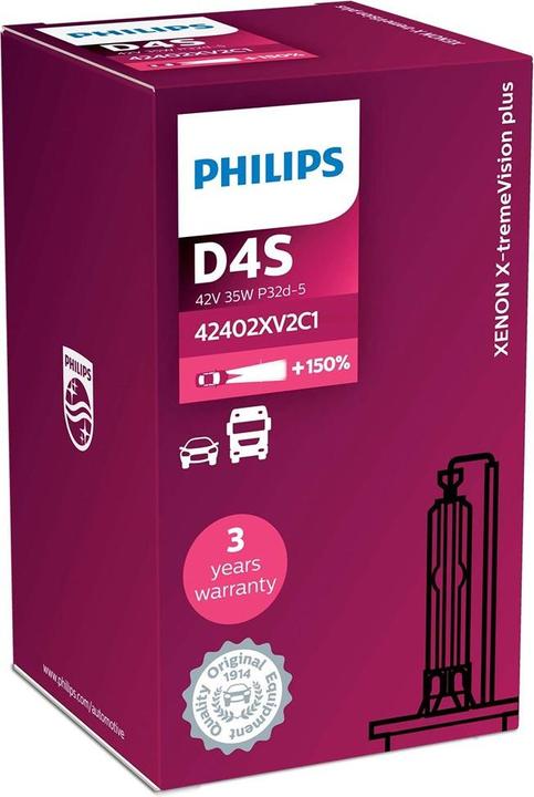 Produktbild Philips Xenon D4S Xtreme Vision Light Bulb