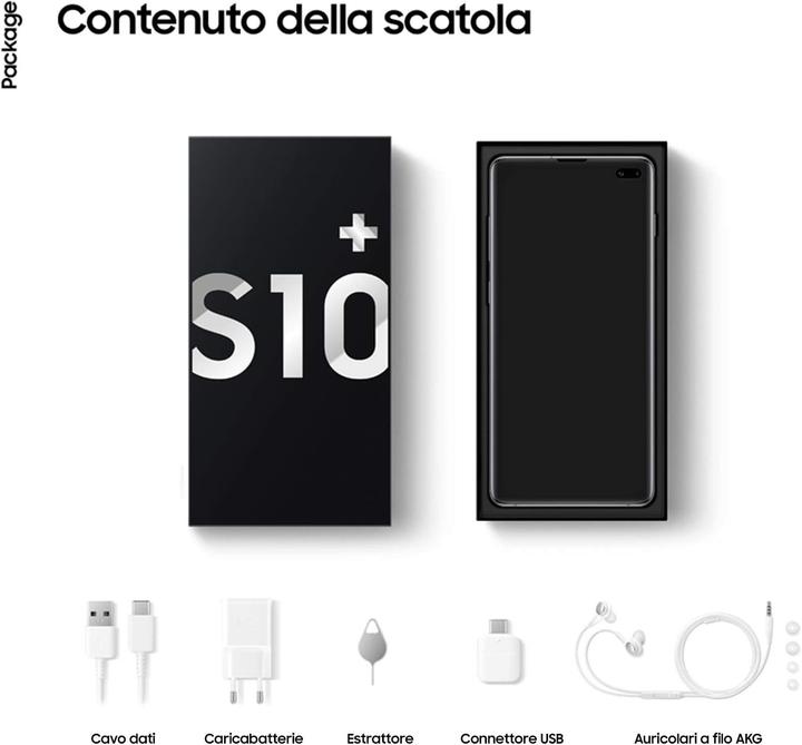 Actual product image Samsung Galaxy S10+ (512 GB, Ceramic White, 6.40", Hybrid Dual SIM, 4G)