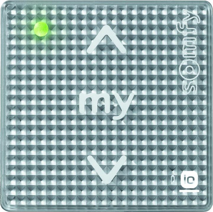 somfy 1811095 Wall-mounted radio transmitter Smoove 1 IN io Silver Shine 1-channel