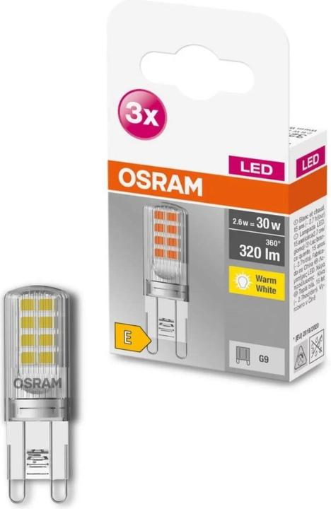 Actual product image Osram Base Pin (G9, 30 W, 320 lm, 3 x, E)