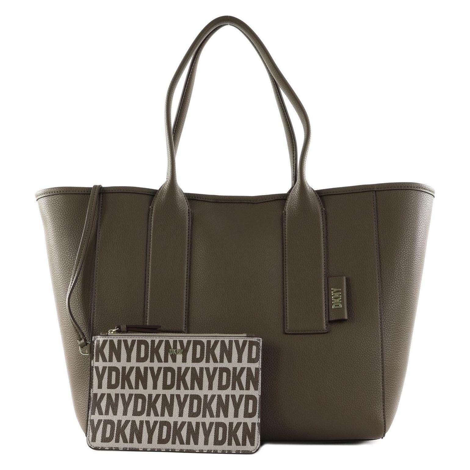 Dkny, Damen, Handtasche, Grayson Logo Tote, Braun