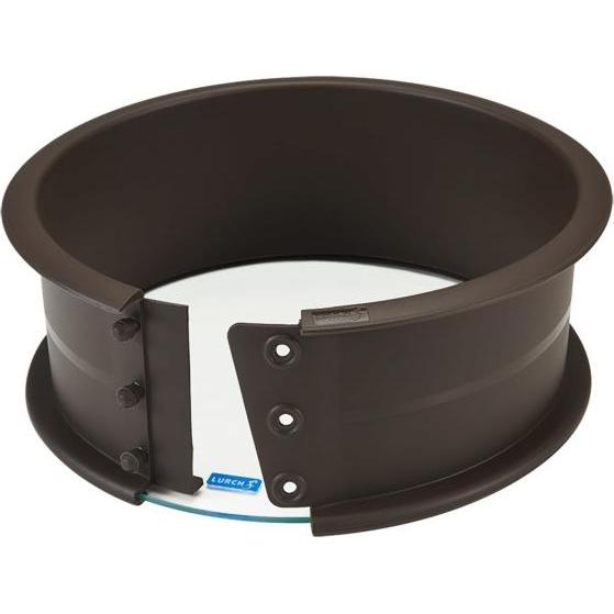 Lurch Flexiform Springform Silikon braun mit Glasboden 20 cm (53722778)