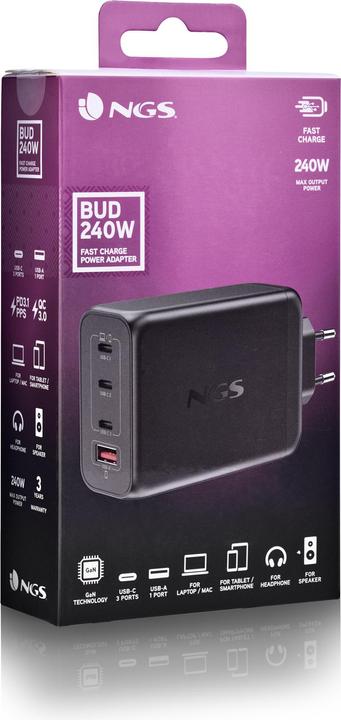Image du produit NGS BUD 240W (240 W, 4 ports)