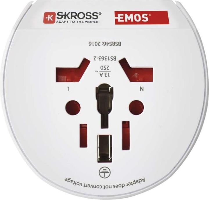 Image du produit Skross Emos P0055N - cestovní adaptér