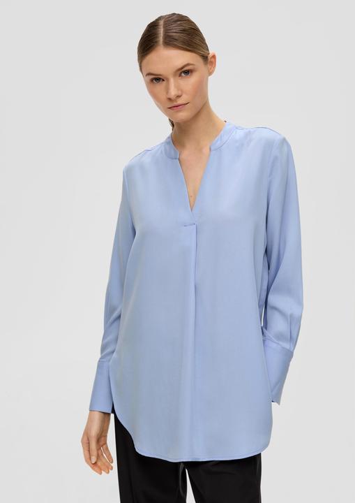 Image du produit s.Oliver Bluse Twill-Bluse aus Lyocell (40)