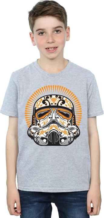 Immagine prodotto Star Wars Stormtrooper Dia De Los Muertos Maglietta Ragazzi (152, 158)