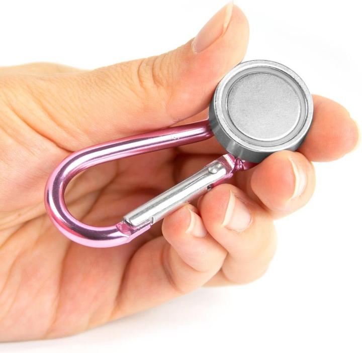 Produktbild Supermagnete Topfmagnet mit Karabiner (2x)