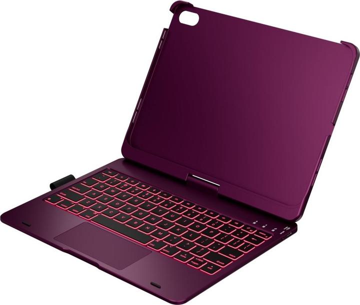 Produktbild Typecase Case Flexbook Touch with keyboard for iPad 11" (A16) 2025 / iPad 10.9" 2022 raspberry (Eng. Int.)