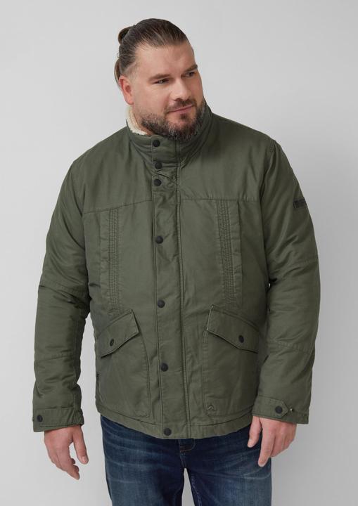 Produktbild s.Oliver Wattierte Utility-Jacke mit Stehkragen