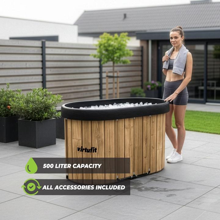 Actual product image Virtufit VirtuFit Oval Ice Bath (120 cm, 70 cm)