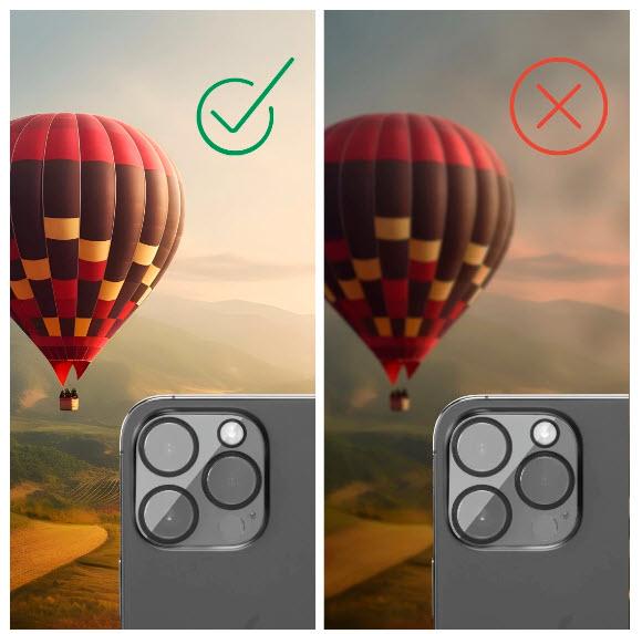 Produktbild Hama Cam Protect (1 Stück, Apple iPhone 15 Pro Max, Apple iPhone 15 Pro)