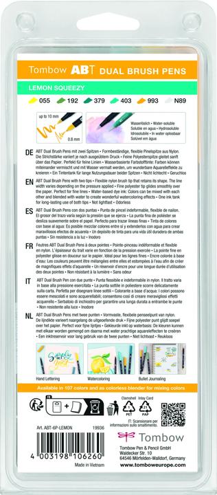Produktbild Tombow Dual Brush Pen Etui (6x)