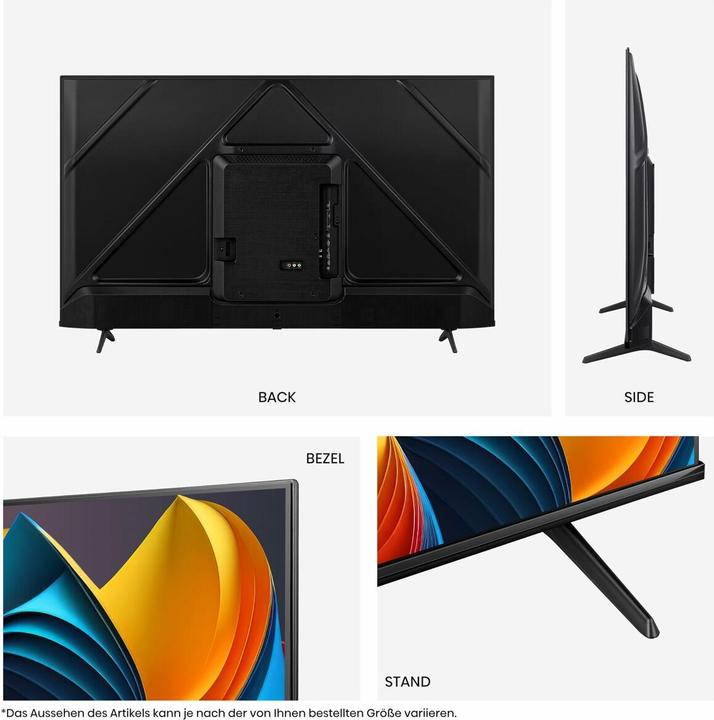 Actual product image Hisense TV 65E7NQ (65", E7NQ, QLED, 4K)