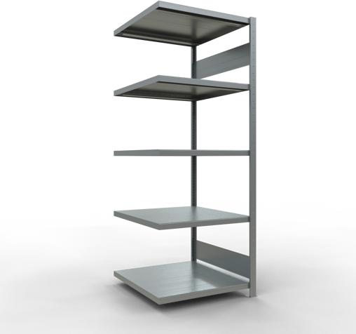 Actual product image Schulte Lagertechnik MULTIplus250 boltless add-on bay system with length bolts