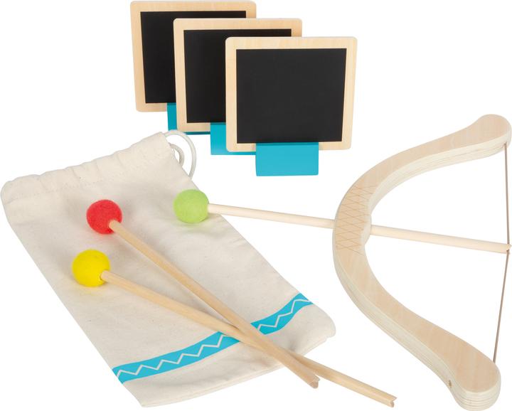 small foot Aktives Spielset mit Pfeil und Bogen aus Holz, 8-teilig.