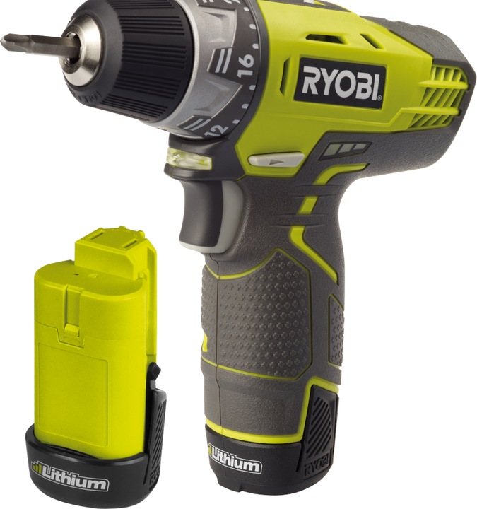 Immagine prodotto Ryobi Trapano avvitatore a batteria R12DD-LL13S (Batteria ricaricabile)