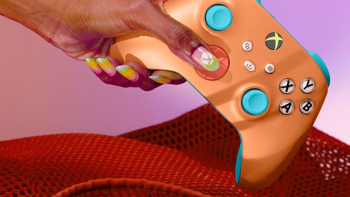 Produktbild Microsoft Xbox Wireless Controller - Sunkissed Vibes OPI (Special Edition) (Xbox Series X, Xbox Series S, Xbox One X, Xbox One S, PC)